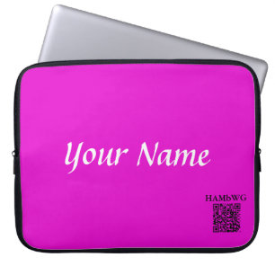 HAMbWG - Neoprene Laptop Case - Violet Personalize
