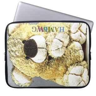 HAMbWG - Neoprene Laptop Sleeve - Big Teddy Bear