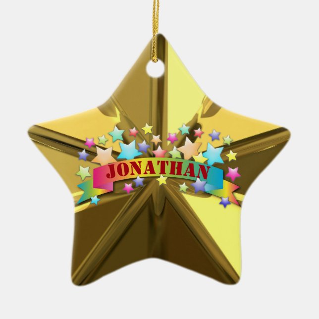 HAMbWG - Ornament - Star Shaped - Personalizable (Front)