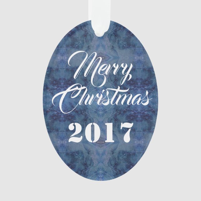 HAMbWG - Oval Ornament - Sapphire (Front)