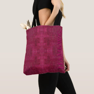 HAMbWG - Over the Shoulder Bag - Pink Stripes