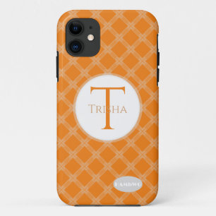 HAMbWG - Patterned Monogram Custom Colour iPhone 11 Case