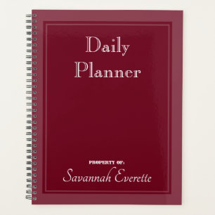 HAMbWG - Photo Daily Planner - Any Colour