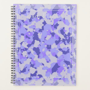 HAMbWG - Photo Daily Planner - Purple Camouflage