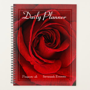 HAMbWG - Photo Daily Planner - Red Rose