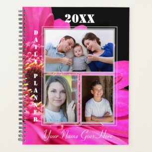 HAMbWG - Pink Gerber Daisy Planner
