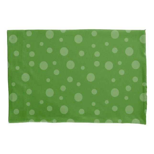 HAMbWG Polka Dot - Lime Green Pillowcase (Front)