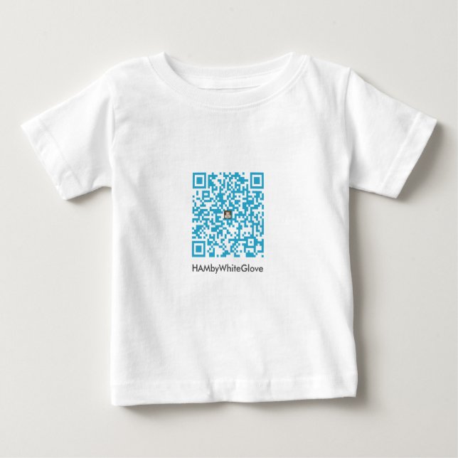 HAMbWG Romper 6 Colours - QR Code B Baby T-Shirt (Front)