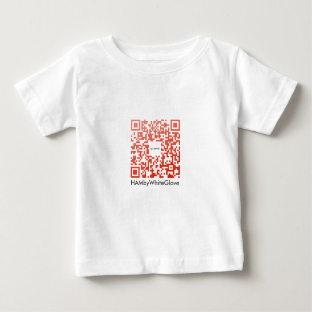 HAMbWG Romper 6 Colours - QR Code R Baby T-Shirt (Front)