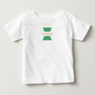 HAMbWG Romper w Green Logo Design Baby T-Shirt