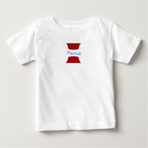 HAMbWG  Romper w Red Logo Design Baby T-Shirt