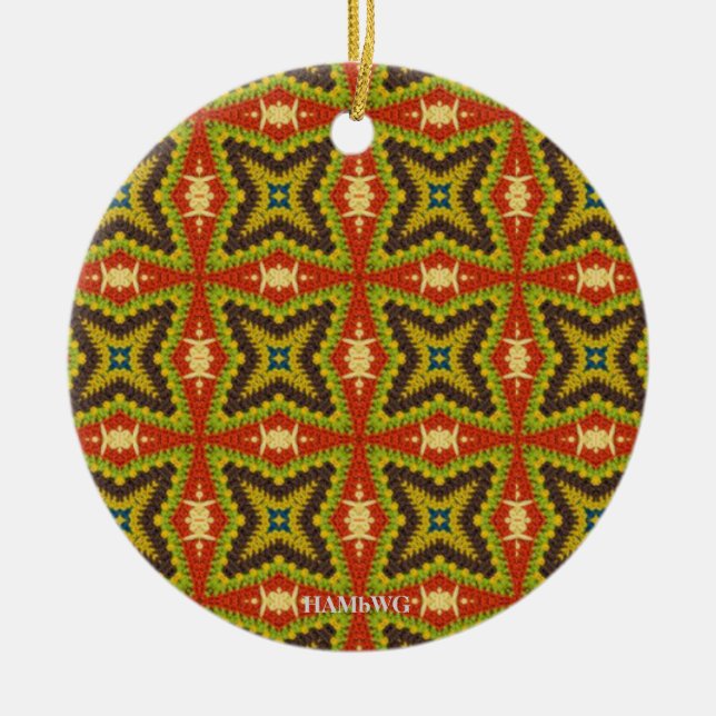 HAMbWG - Round Photo Ornament Memento (Front)