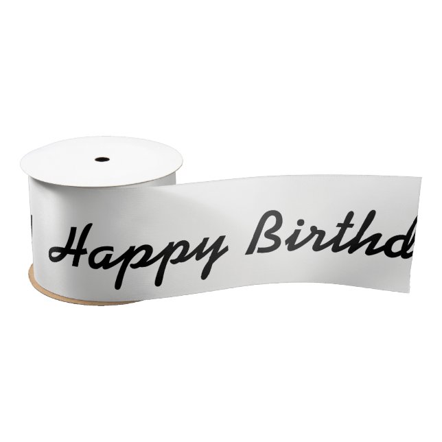 HAMbWG - Satin Ribbon -  Happy Birthday (Spool)