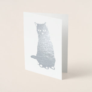 HAMbWG - Silver Foil Card - Cat