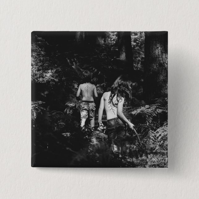 HAMbWG - Square Button - Hiking (Front)