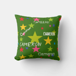 HAMbWG Stars with Name Cushion