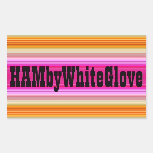 HAMbWG - Sticker - Pink Sunset Logo (Front)
