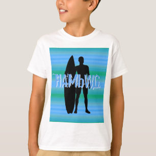 HAMbWG - T Shirt - Aqua Blue Gradients