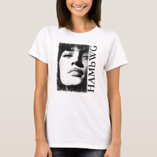 HAMbWG - T-Shirts - HAMbWG B W Face w Logo