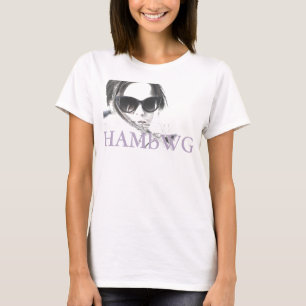 HAMbWG - T-Shirts - HAMbWG B W Face w  Logo 4