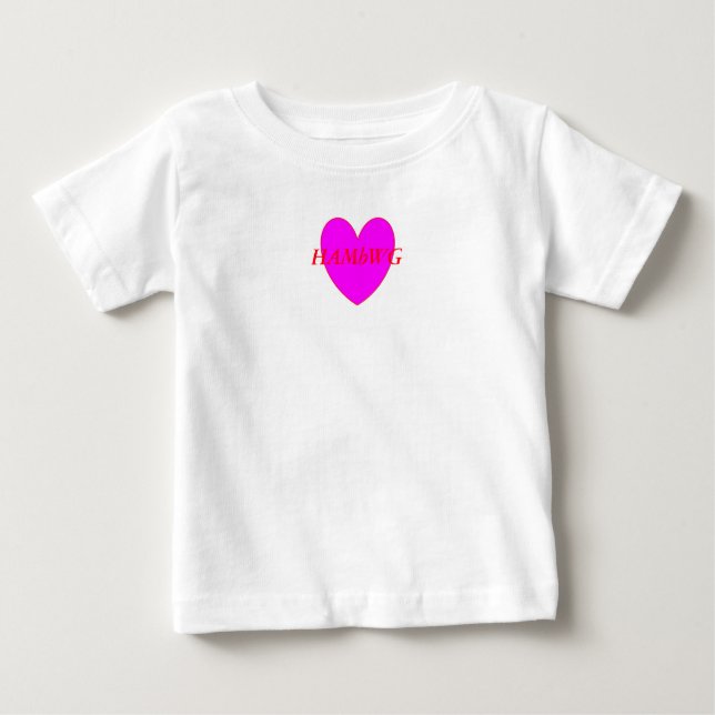 HAMbWG Toddler Long Sleeve T - Violet Heart Baby T-Shirt (Front)