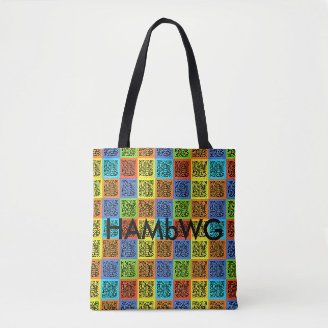 HAMbWG Tote - 4 Colour QR w/Logo (Front)
