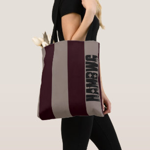 HAMbWG - Tote Bag - Pomegranite Red w HAMbWG Logo
