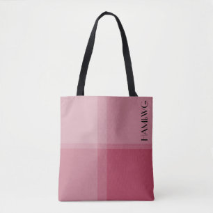 HAMbWG Tote Bag - Rose Plaid