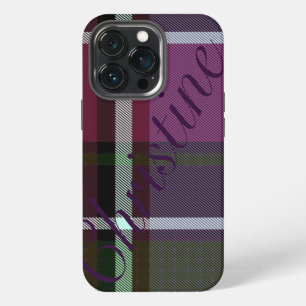 HAMbWG Tough Xtreme Phone Case - Teal Plum Plaid