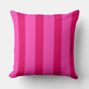 HAMbWG Vanity Pillow - Add name - Pink Stripe