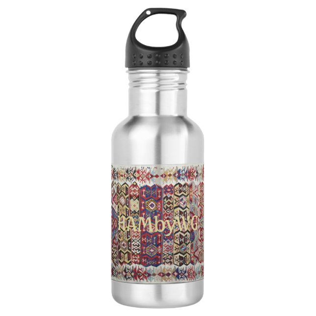 HAMbWG Vintage/Pale Yellow Water Bottle  Stainless (Front)