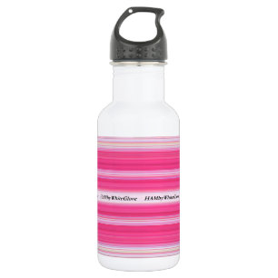 HAMbWG - Water Bottle - Pink & White