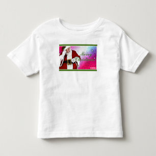 HAMbWG White T -Shirt - Santa Claus Toddler T-Shirt