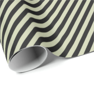 HAMbWG Wrapping Paper - Black/Beige Stripe