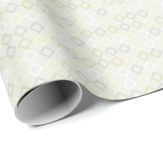 HAMbWG Wrapping Paper - Crm/Gry/Gld Diamonds (Roll Corner)