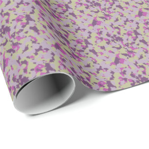 HAMbWG Wrapping Paper - Purple Camouflage