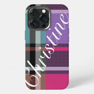 HAMbWG Xtreme Phone Case - Bright Plaid w Pink