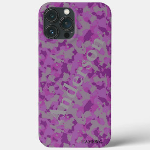 HAMbWG  Xtreme Phone Case -  Pink Grey Camouflage
