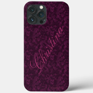 HAMbWG  Xtreme Phone Case - Raspberry Camouflage