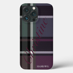 HAMbWG  Xtreme Phone Case - Soft Amethyst Plaid