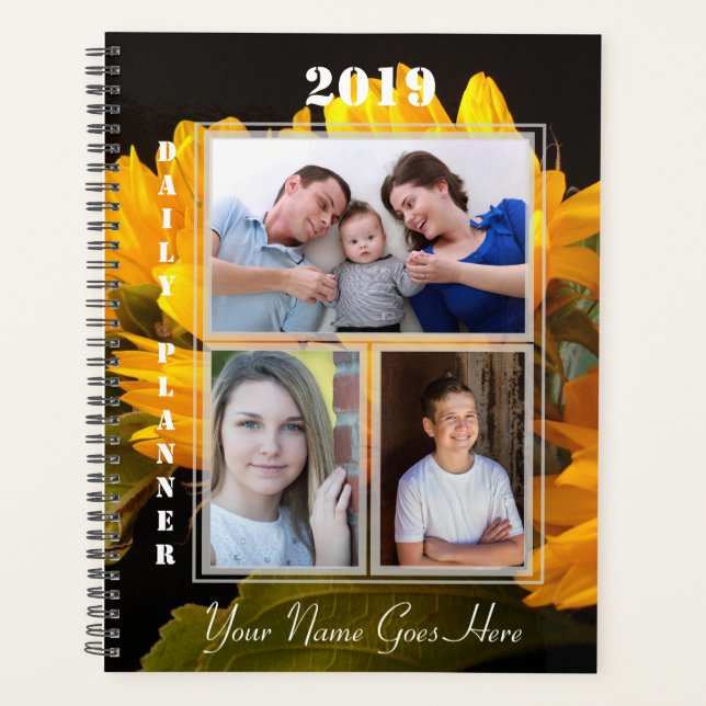 HAMbWG - Yellow Sunflowers Planner (Front)
