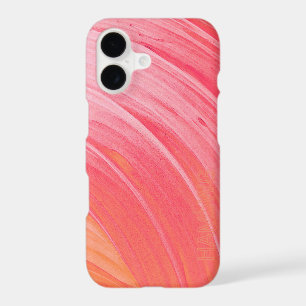 HAMbyWG - Apple IPhone Case - Peachy Pink Swirl