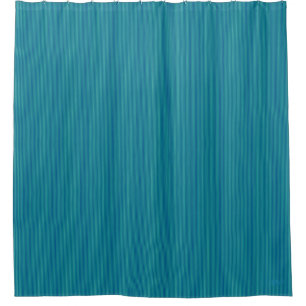 HAMbyWG - Aqua Fine Stripe Shower Curtain