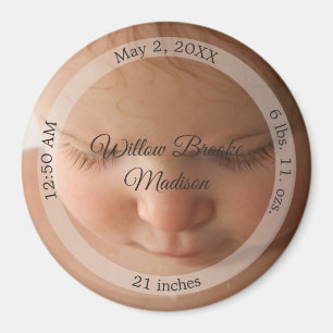 HAMbyWG - Baby Birth Announcement Magnet