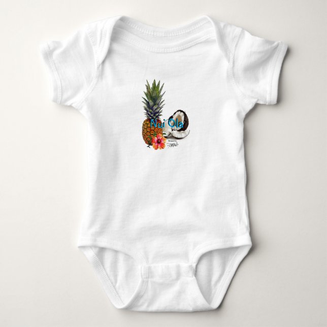 HAMbyWG - Baby's Hawaiin Fruit t-shirt Baby Bodysuit (Front)
