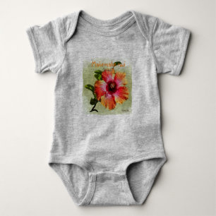 HAMbyWG - Baby's Hawaiin Hibiscus t-shirt Baby Bodysuit