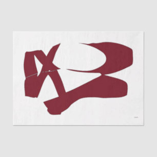 HAMbyWG - Ballerina Slippers in Red Tissue Paper