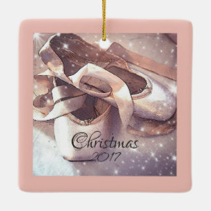 HAMbyWG  Ballet Slippers -  Photo Ornament