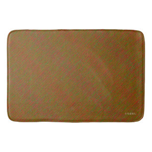 HAMbyWG - Bath Mat - Crazy Red Lime Green