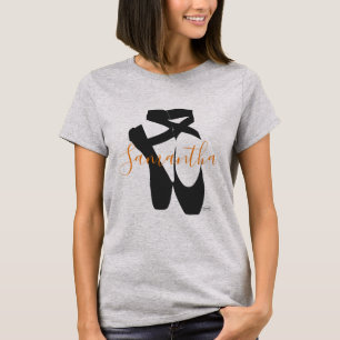 HAMbyWG Black Ballet Slippers with your name T-Shirt